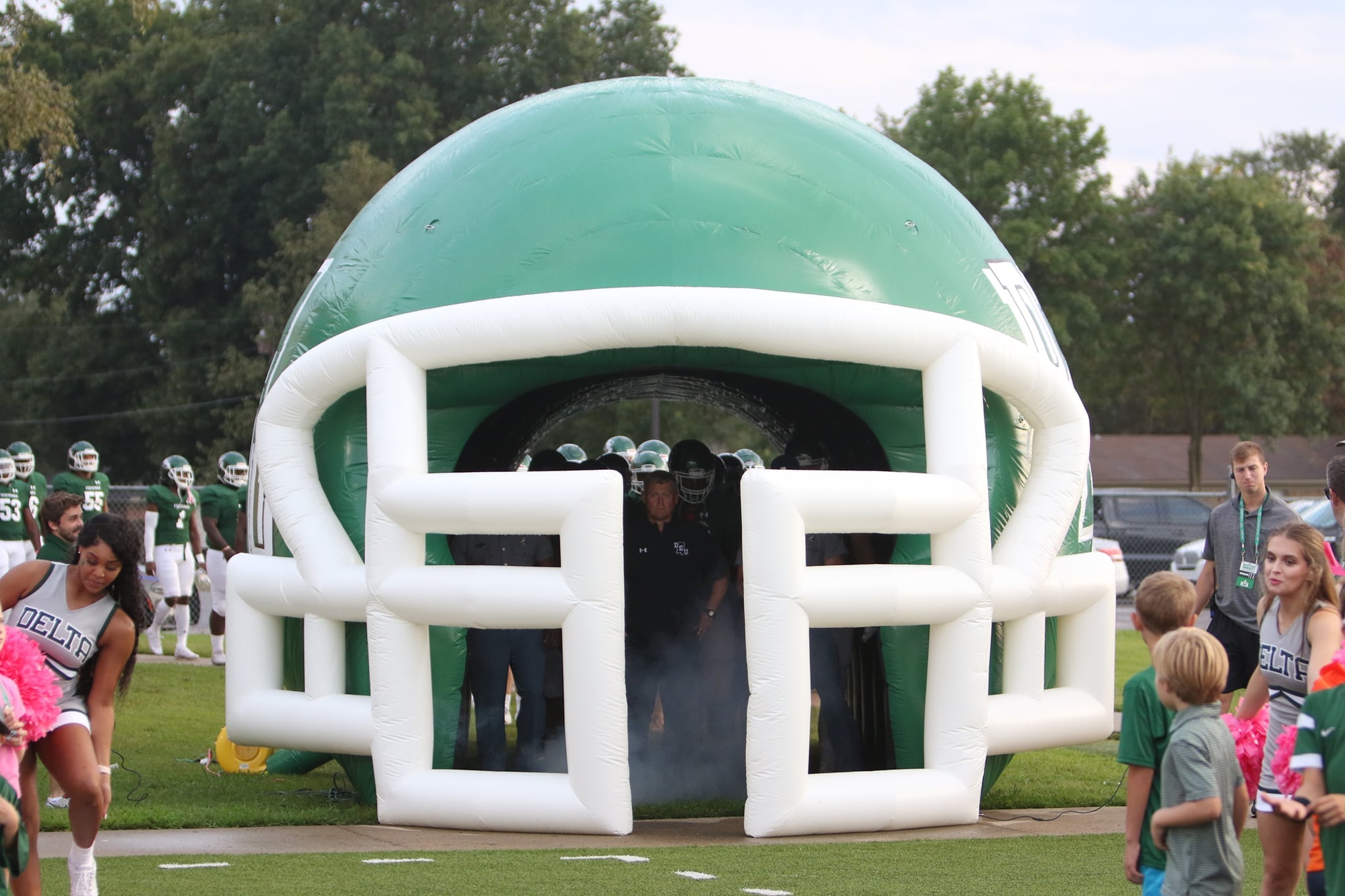 Eastern Michigan Universit Inflatable Football Helmet Tunn…