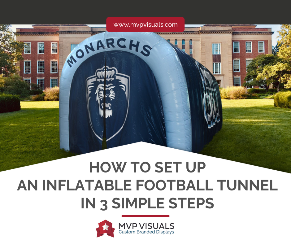 Inflatable Football Helmet Tunnel – MVP Visuals