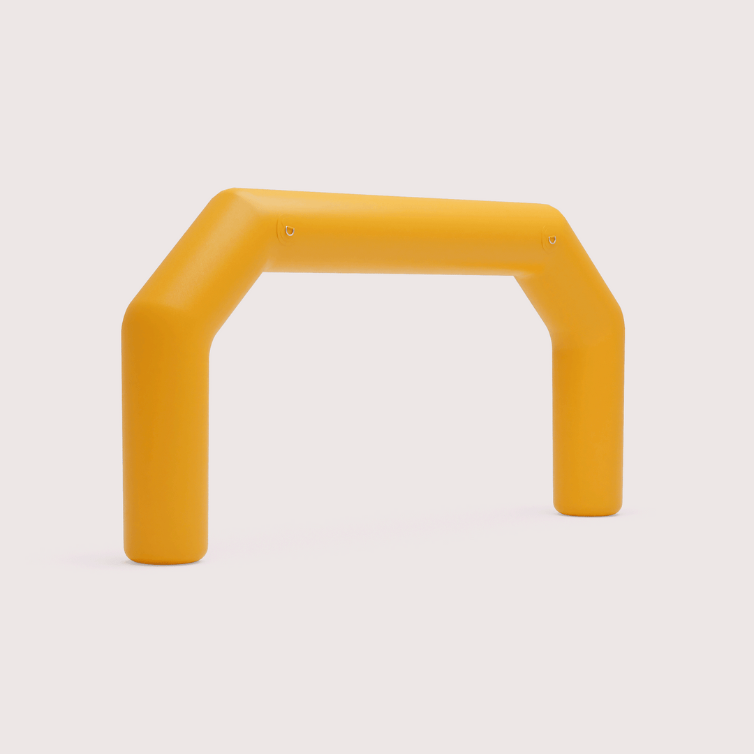 custom angled inflatable arch