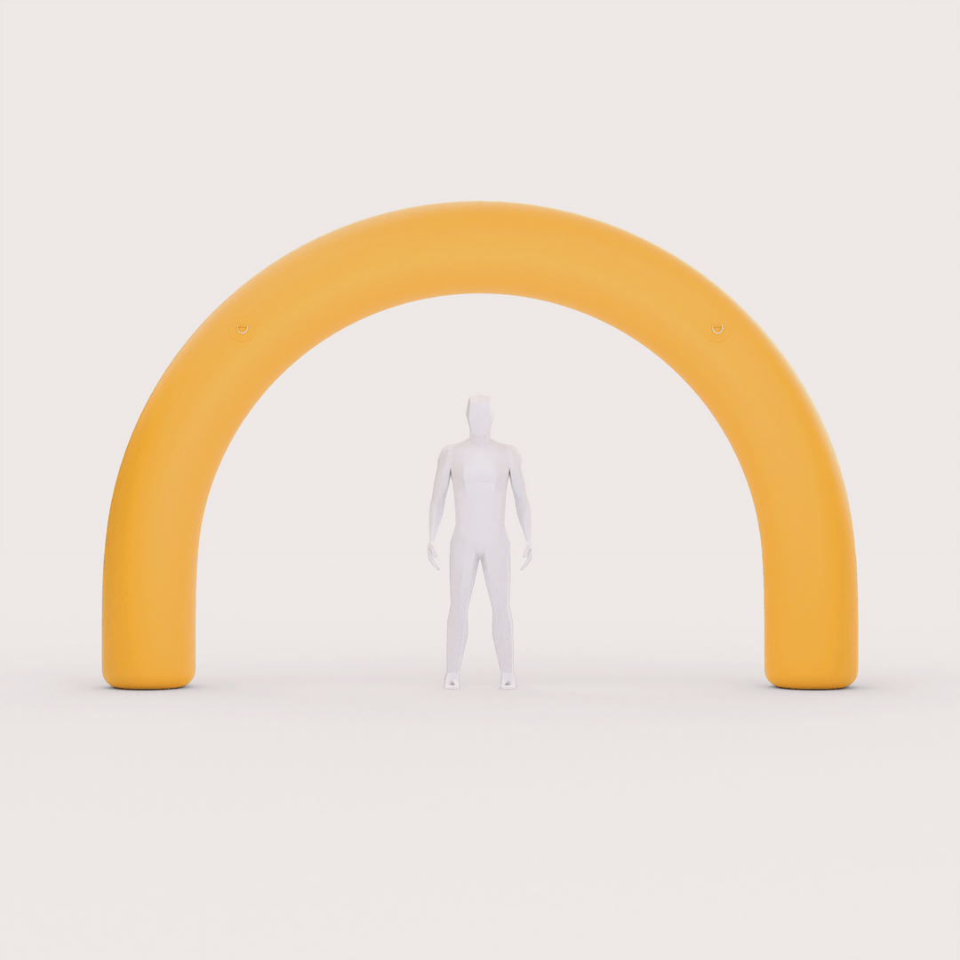 3D model of 15-foot arch