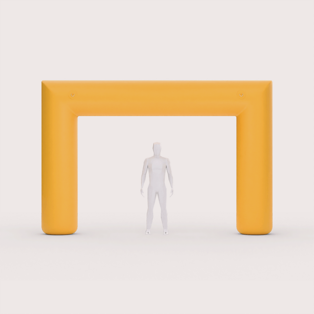 15-foot square shaped inflatable arch