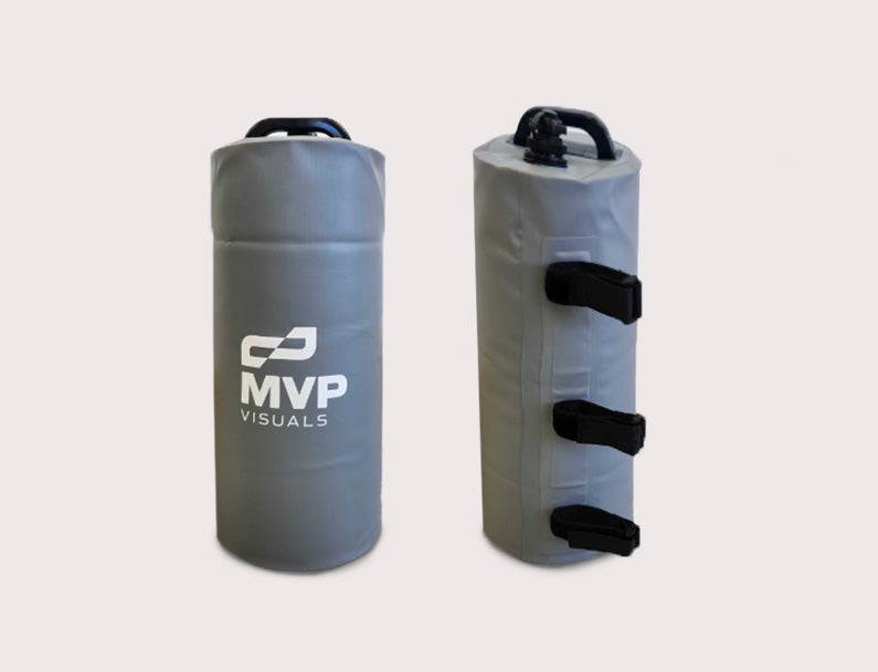 Custom Tent Water Weight Bags – MVP Visuals