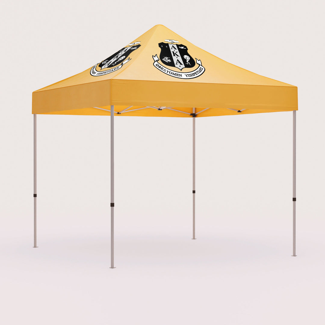 10x10 canopy tent customized for alpha kappa alpha sorority