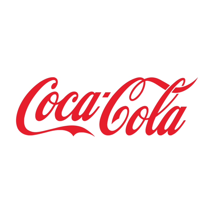 logo of our customer, coca cola