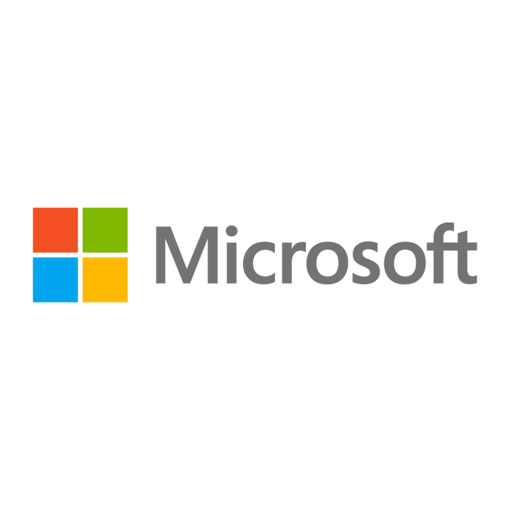 our customer, microsoft's logo