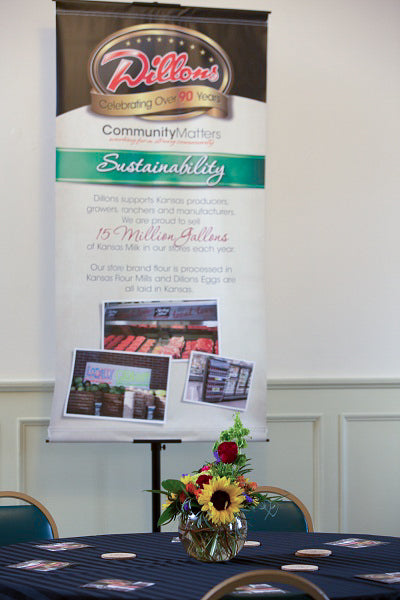 Trade show banners and displays