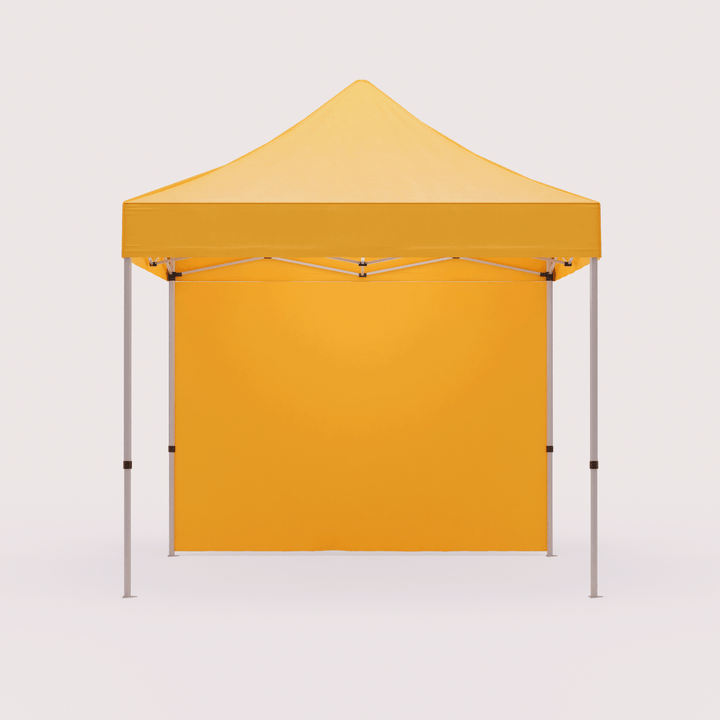 10x10 custom canopy tent with back wall