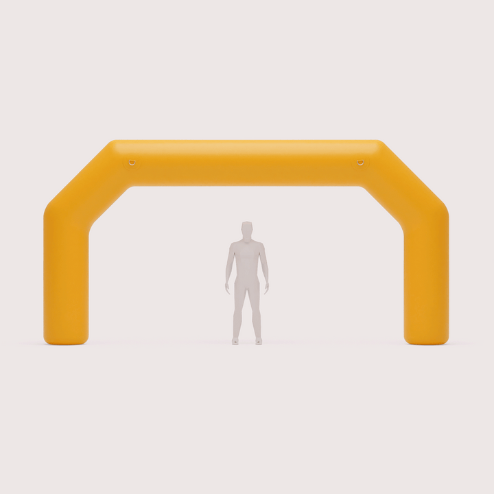medium-sized angled inflatable arch
