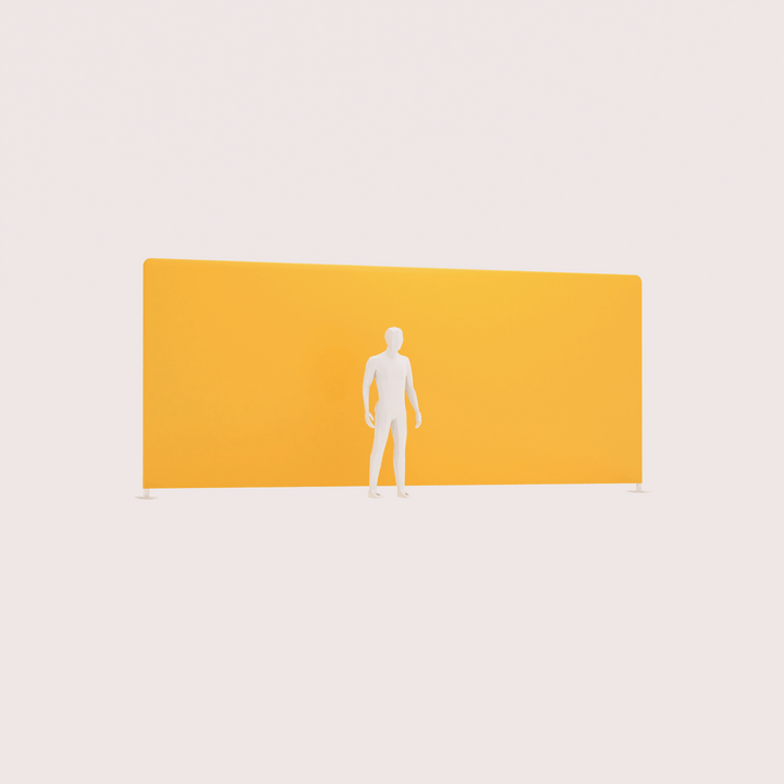20 feet fabric tension backdrop with 3d model in front for scale