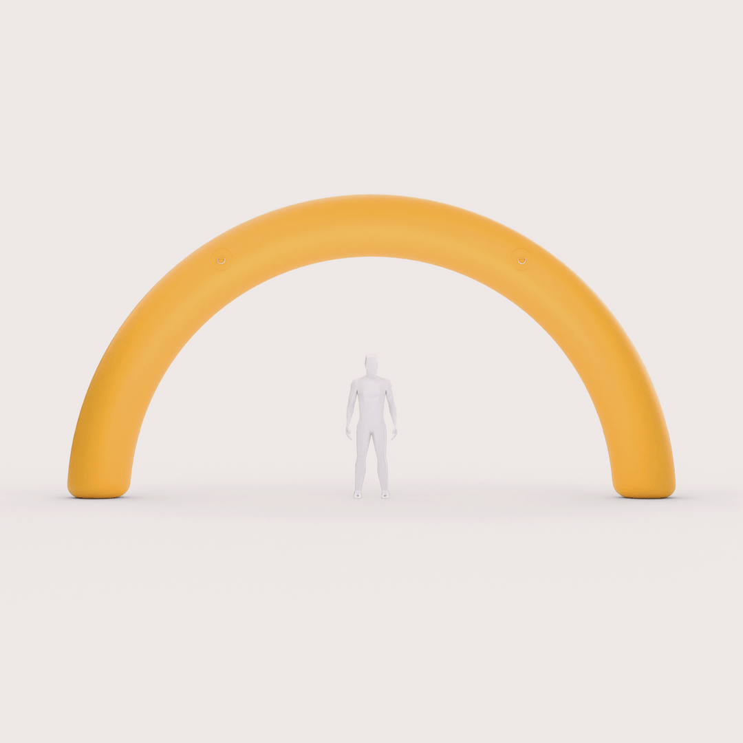 25-foot round inflatable arch