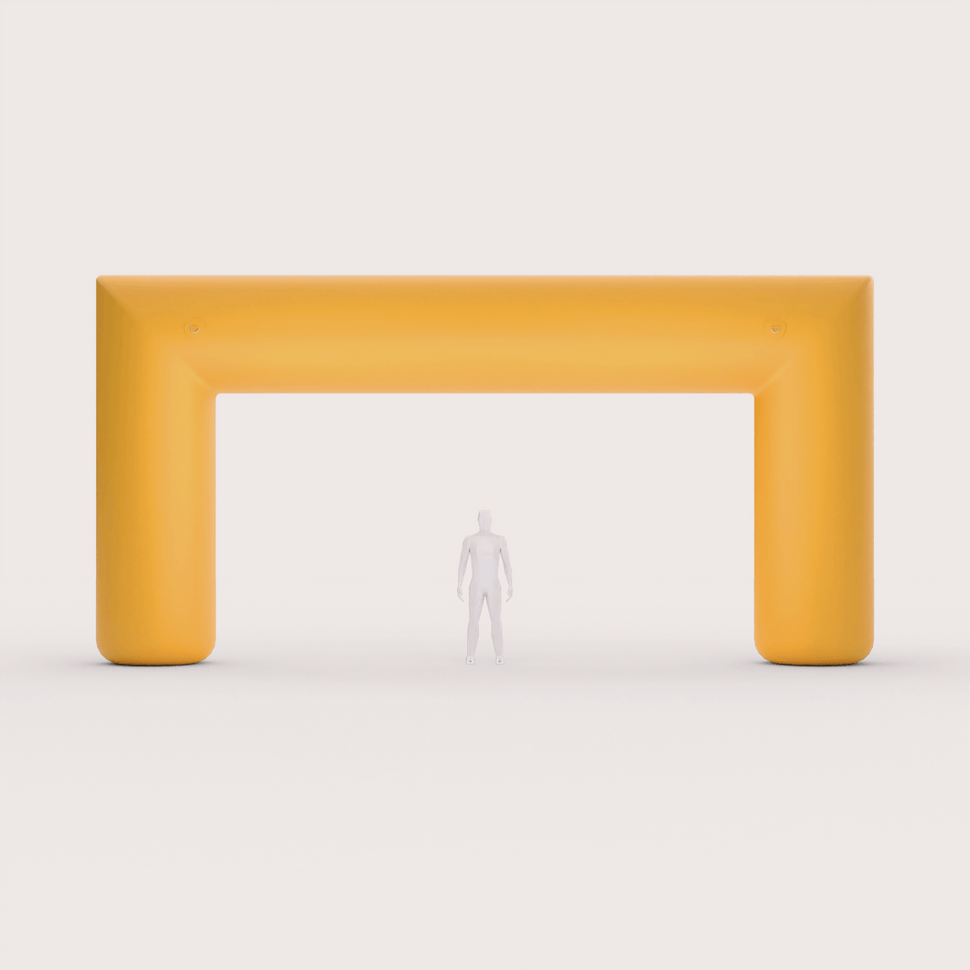 30 foot square-shaped inflatable arch
