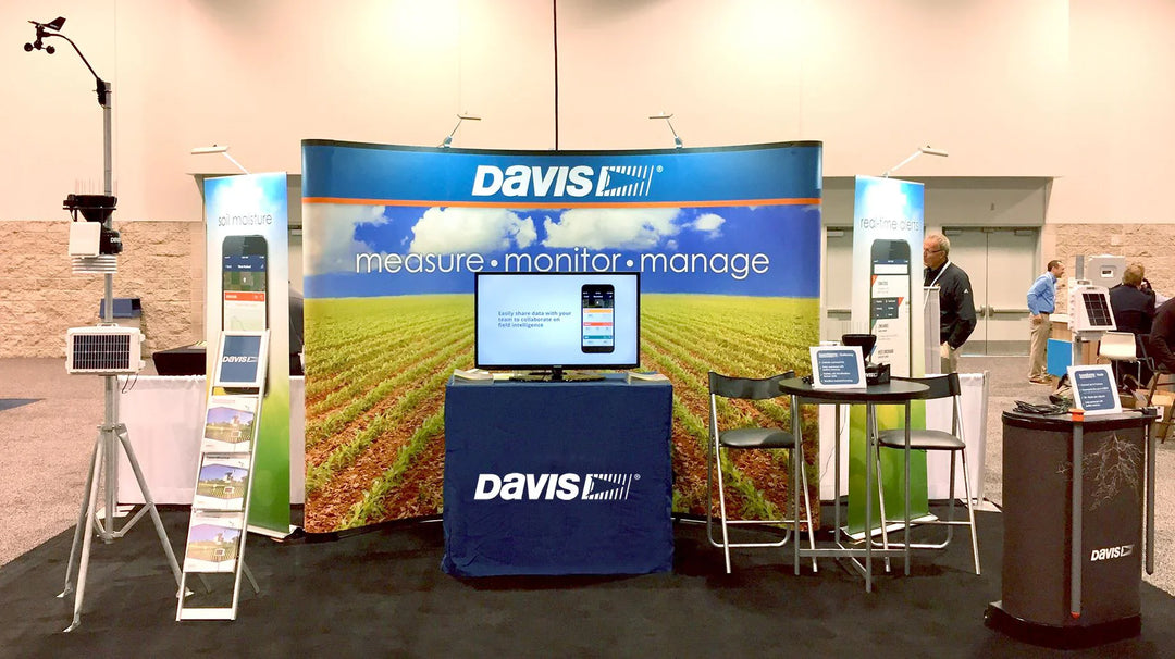 An innovative and engaging Davis trade show booth