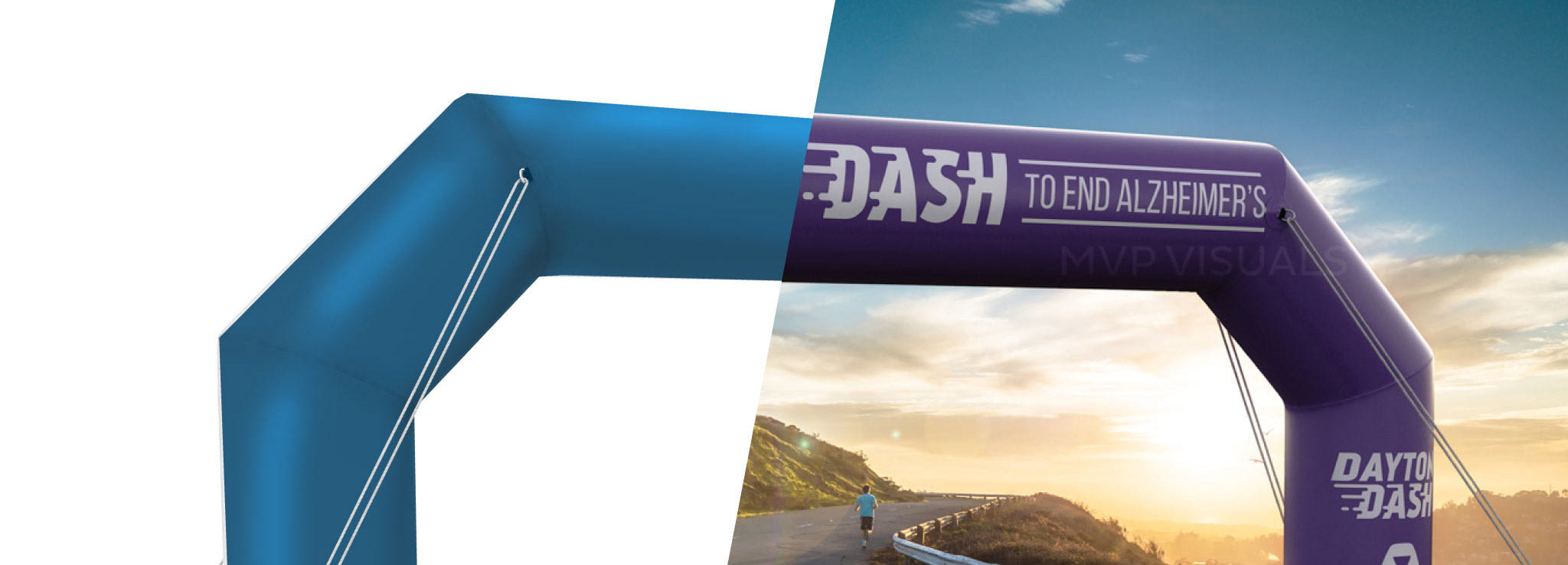 Why Buy a Custom Inflatable Arch vs. Renting a Solid Color Inflatable Arch?