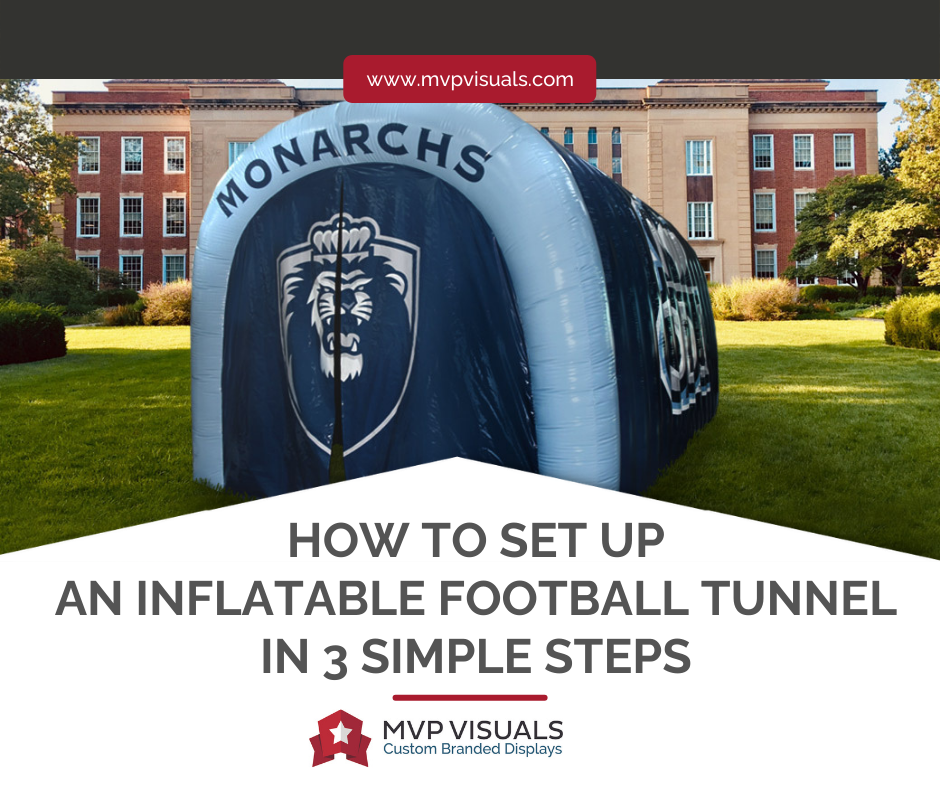 How to Set Up an Inflatable Football Tunnel in 3 Simple Steps