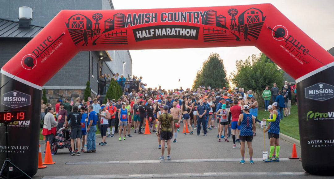 race participants at starting line