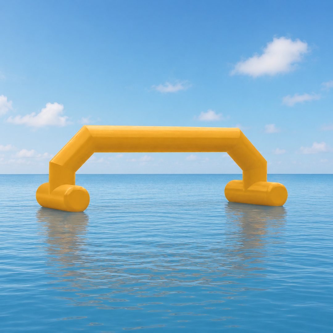 Branded Inflatable Floating Arch