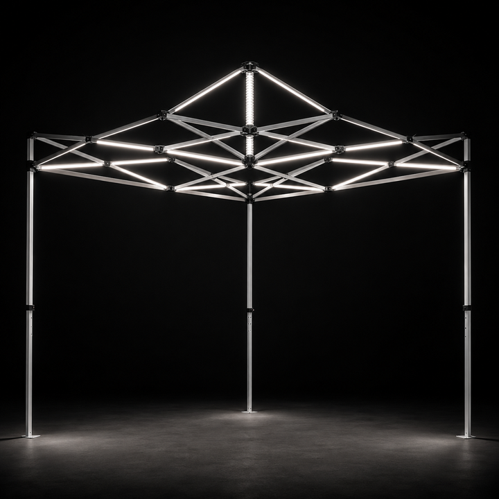 Lighted Canopy Tent Frame