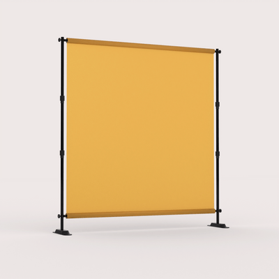 Custom Media Backdrops with Stand