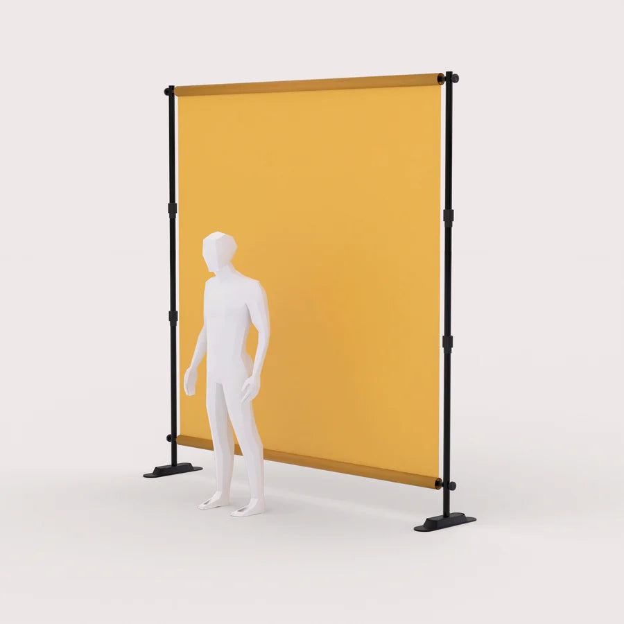 Adjustable 8 banner stand large stand frame with 3D model