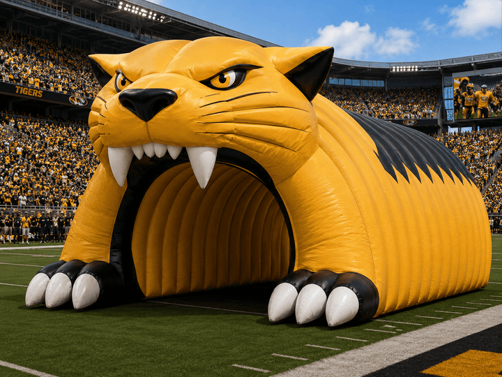 Inflatable Panther Tunnel