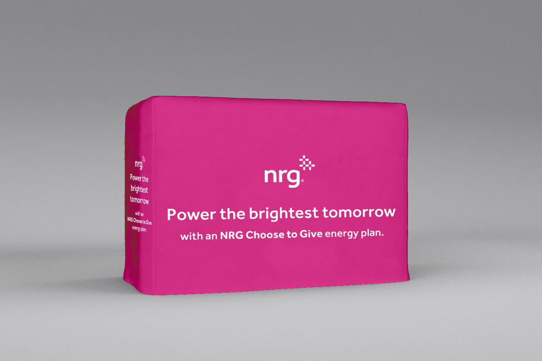 NRG Polyester Table Cover - Front Panel Print