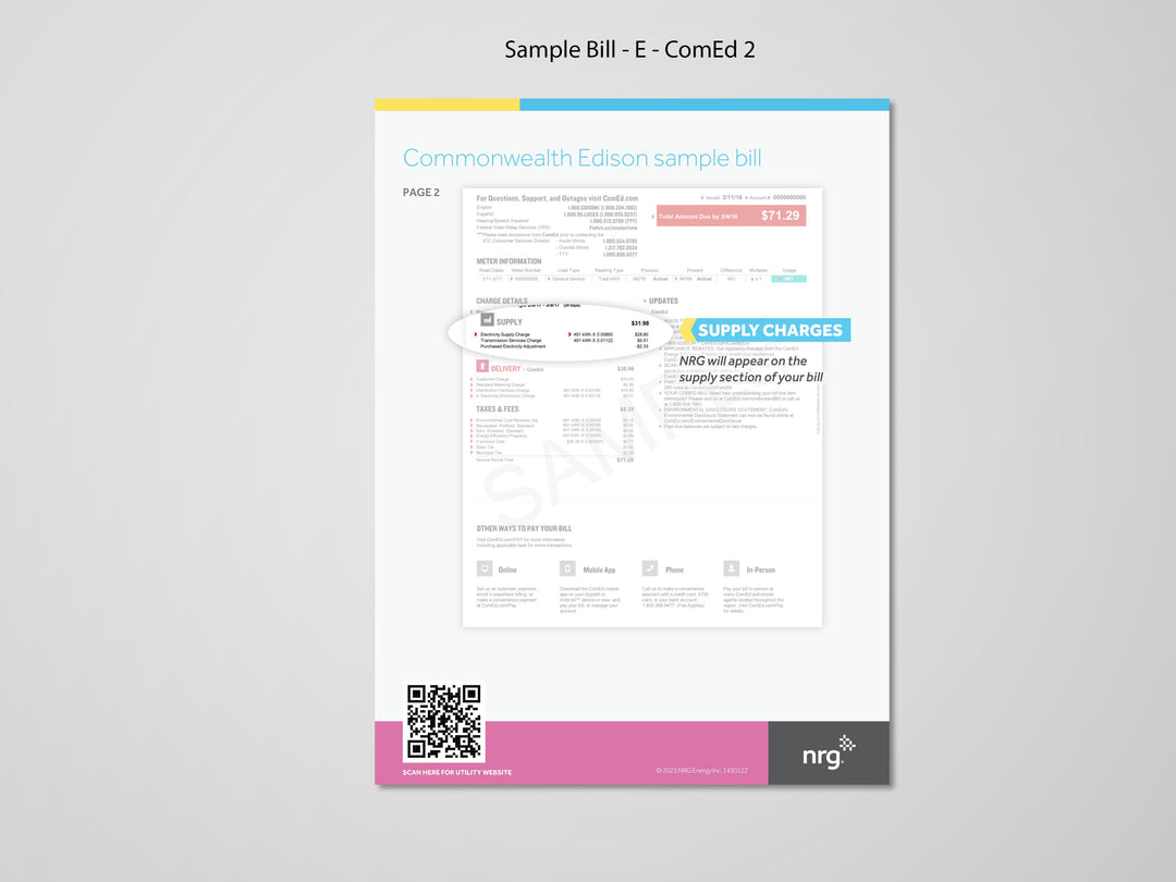NRG Bill Samples