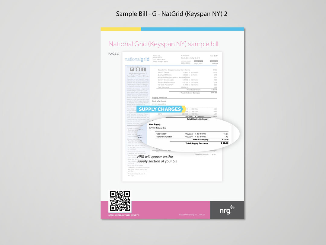 NRG Bill Samples