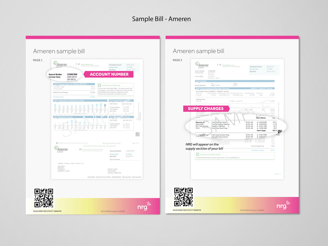 NRG Bill Samples