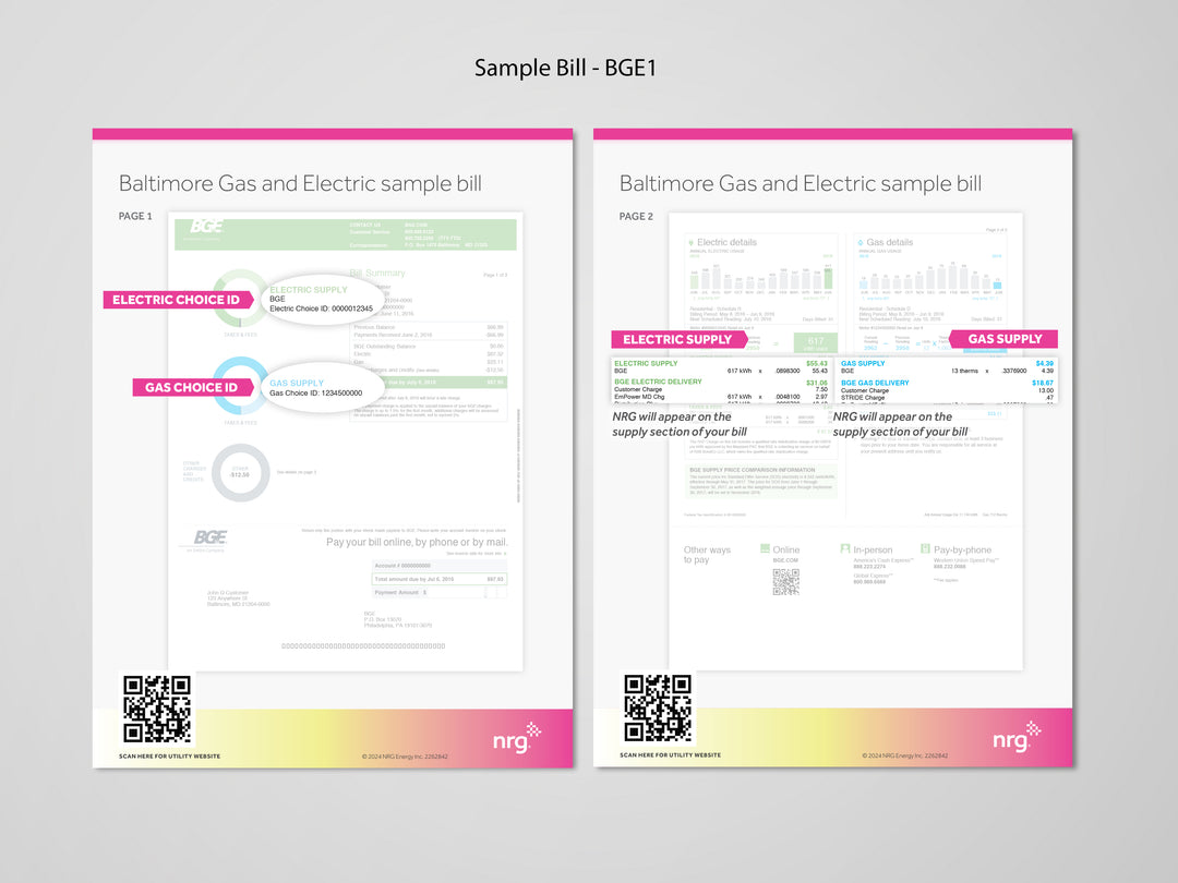 NRG Bill Samples