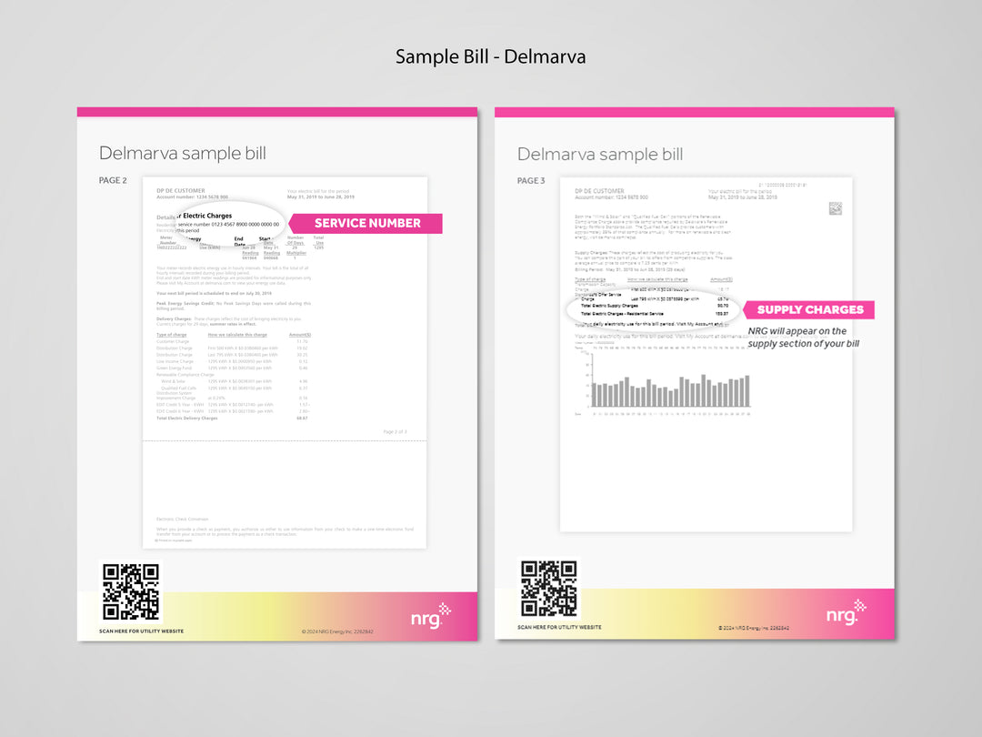 NRG Bill Samples