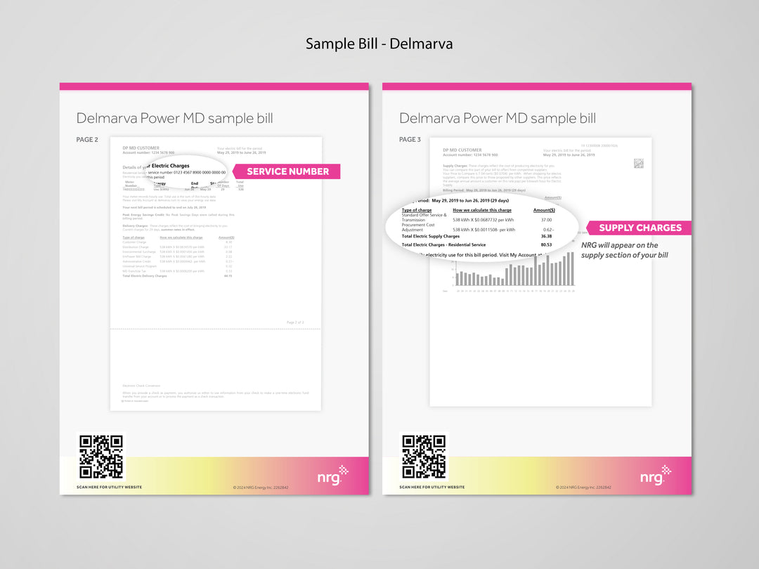 NRG Bill Samples