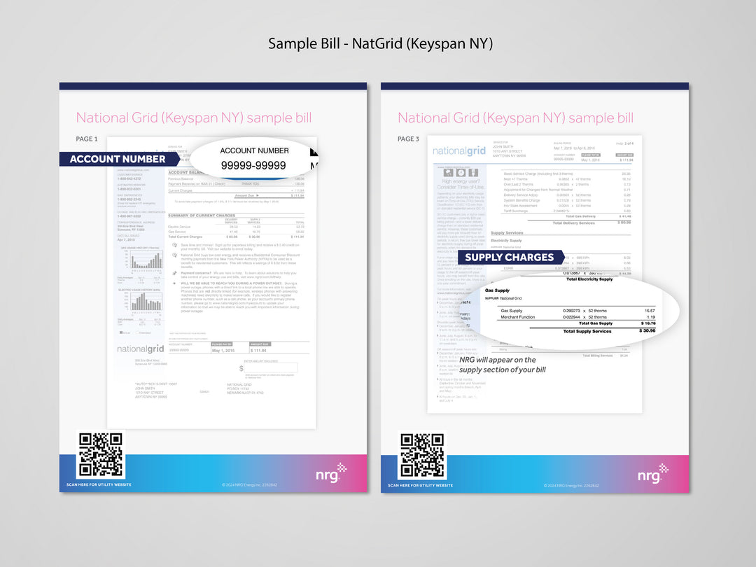 NRG Bill Samples