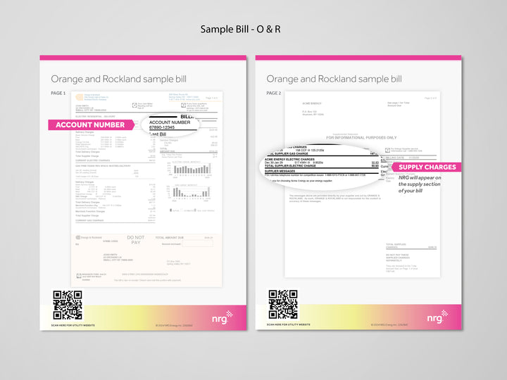 NRG Bill Samples