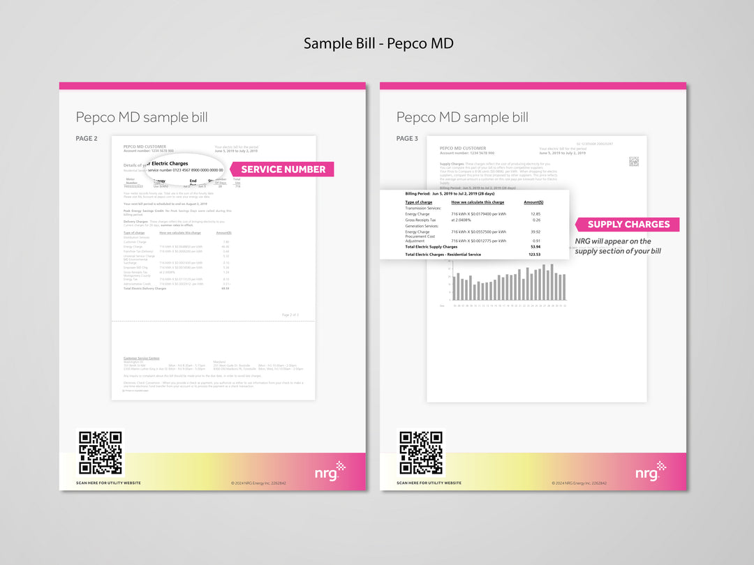 NRG Bill Samples