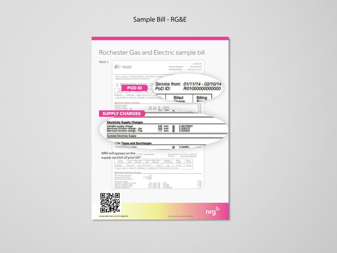 NRG Bill Samples