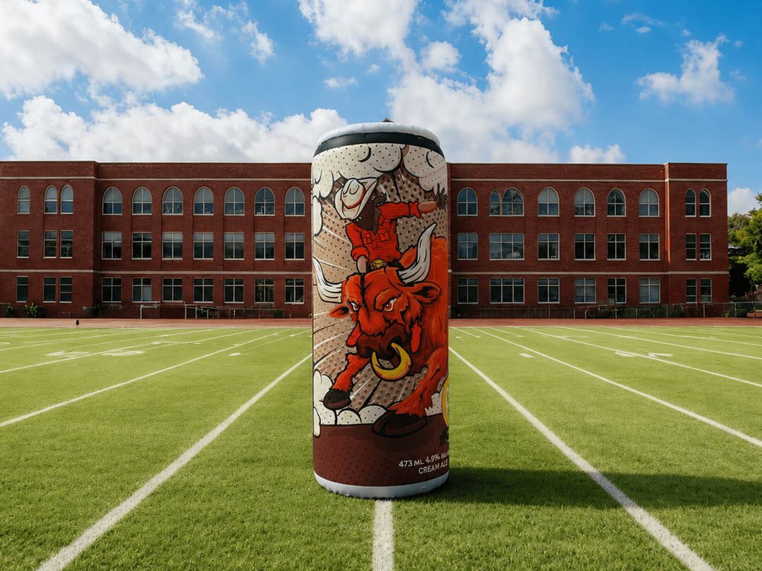 Cowboy inflatable can