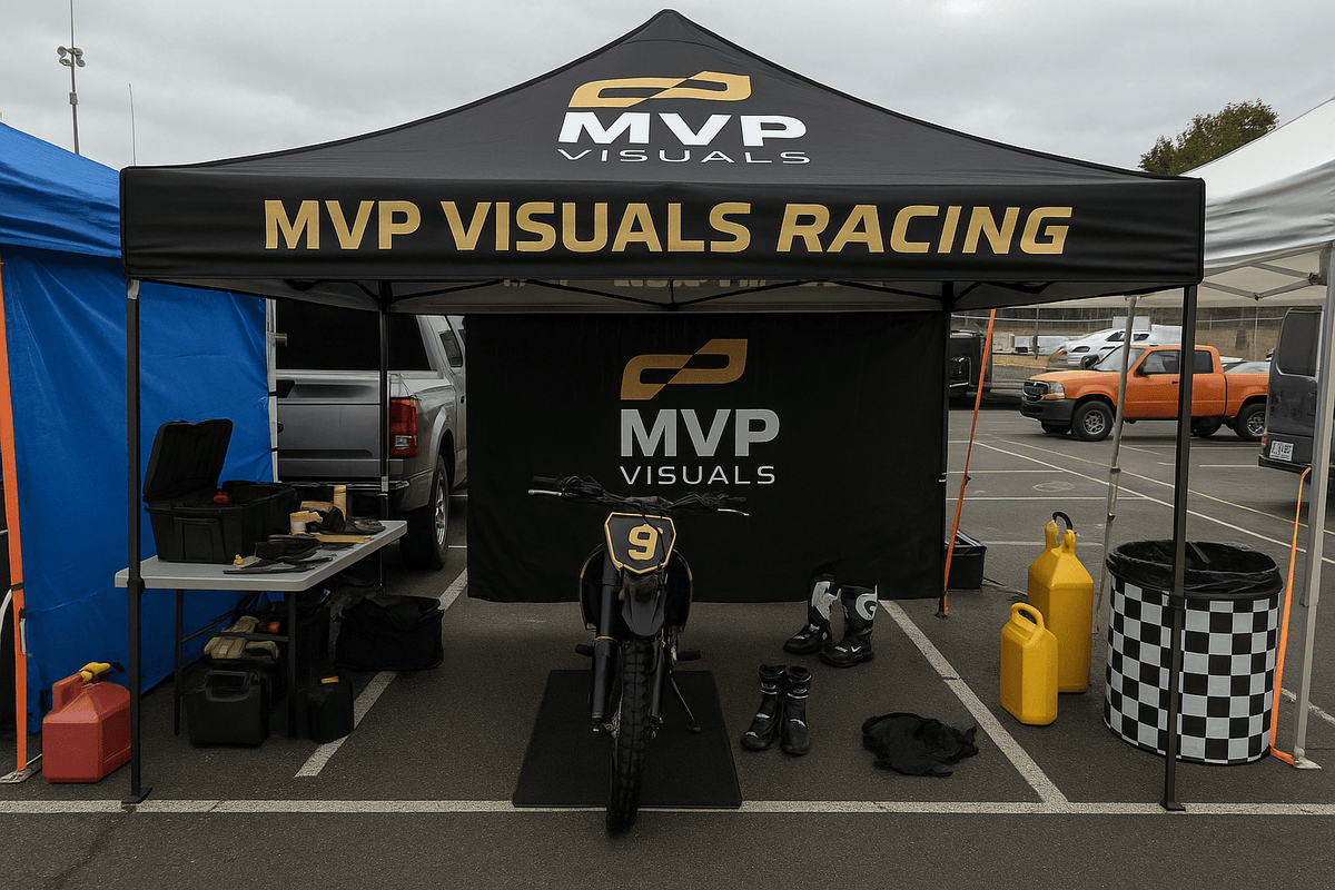 Mvp Visual Custom Motocross Canopy Tents | MVP Visuals Racing Domes & Pop-Ups