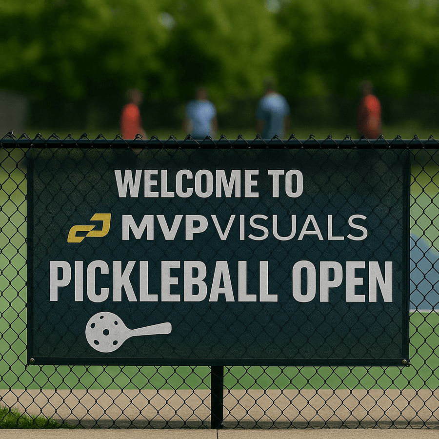 Pickleball Court Branding & Tournament Displays | MVP Visuals