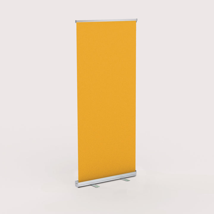 custom retractable banner fully stretched out