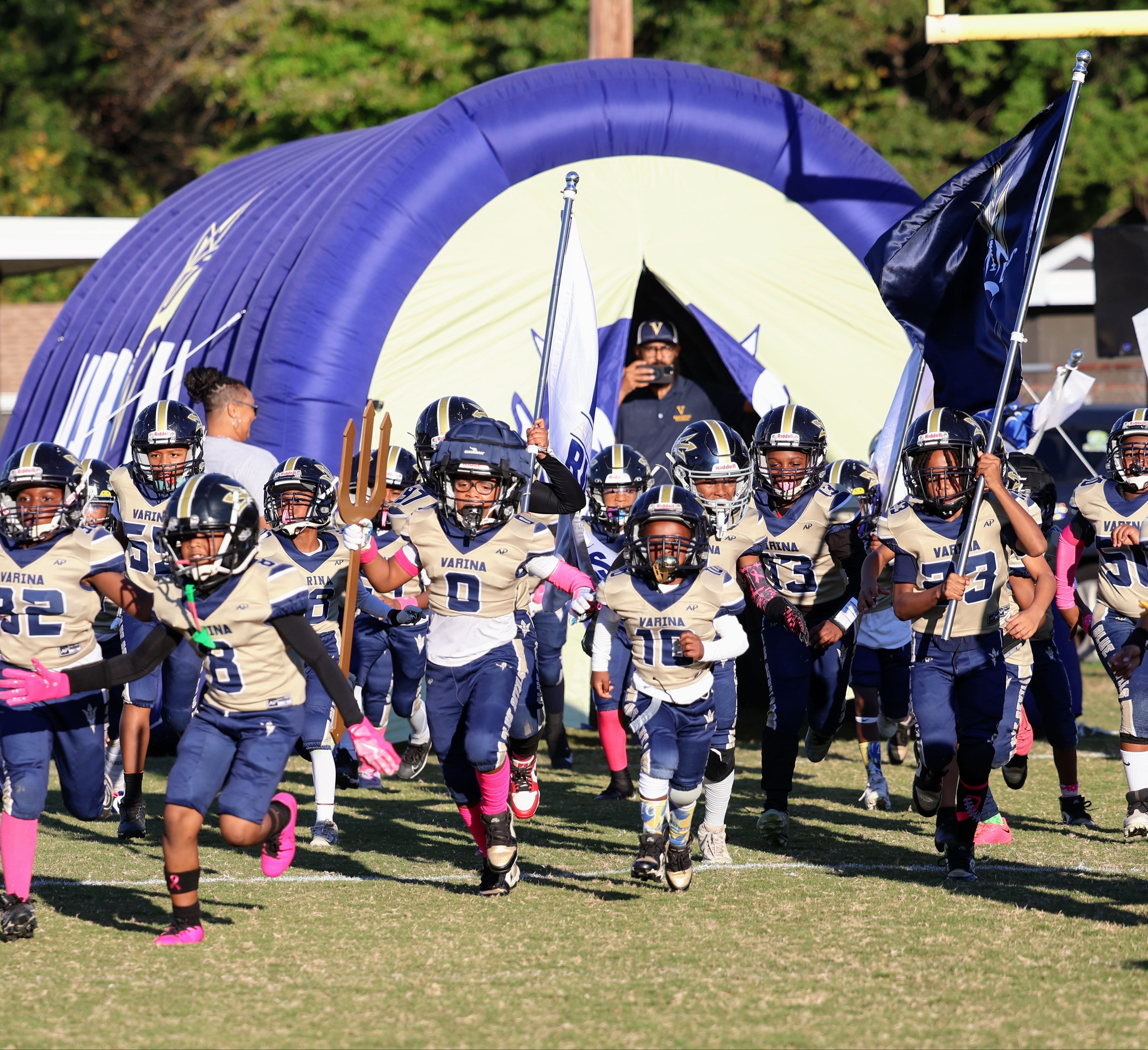 Football tunnel entrance example