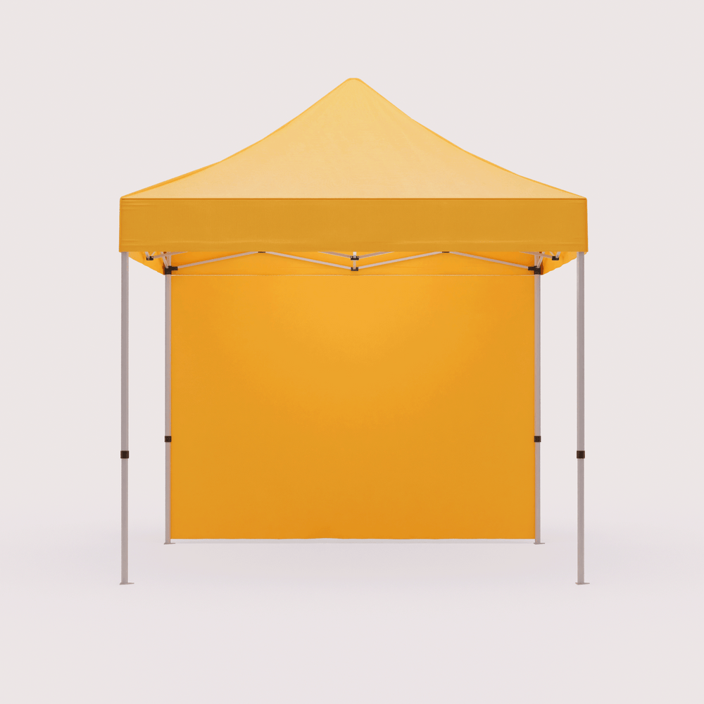 10x10 custom canopy tent with back wall